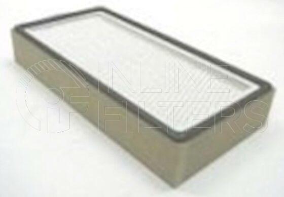 Inline FA11339. Air Filter Product – Panel – Oblong Product Air filter product