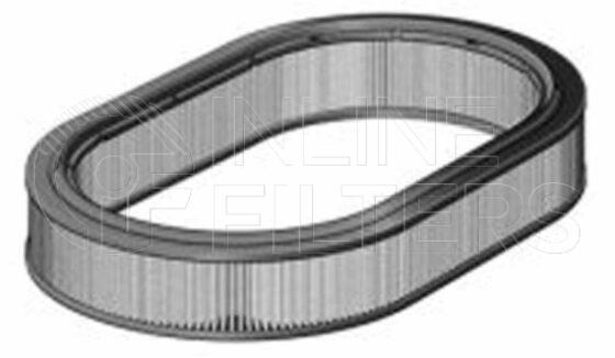 Inline FA11341. Air Filter Product – Cartridge – Oval Product Air filter product