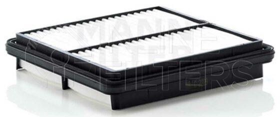 Inline FA11365. Air Filter Product – Panel – Oblong Product Panel air filter Type Hard plastic