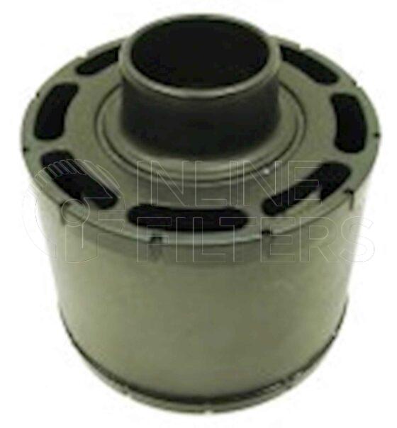 Inline FA11366. Disposable air filter housing with air intake through the base. For clamp use FILTERS-Air/Accessories/Clamps MJB-SC range.