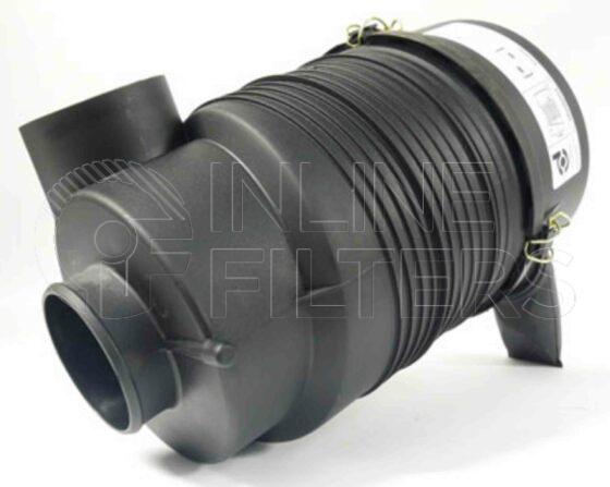 Inline FA11368. Air Filter Product – Housing – Complete Plastic Product Air filter housing Inlet OD 95mm Outlet OD 89mm Outlet Type Straight Mounting Band FIN-FA11383 Rain Cap FIN-FA10175 Replacement Vacuator Valve FIN-FA11378 Replacement Outer Element FIN-FA14865 Replacement Inner Element FIN-FA14866 Outlet w/Right Angle version FIN-FA14113