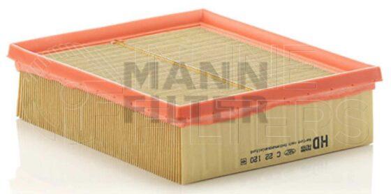 Inline FA11392. Air Filter Product – Panel – Oblong Product Panel air filter Type Soft plastic