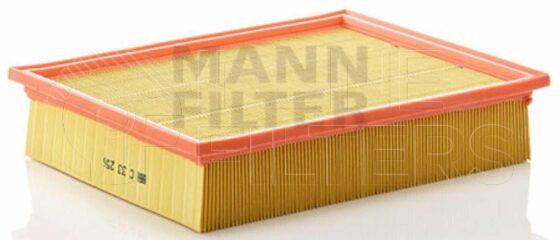 Inline FA11424. Air Filter Product – Panel – Oblong Product Panel air filter Type Soft plastic