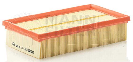 Inline FA11437. Air Filter Product – Panel – Oblong Product Panel air filter Type Soft plastic
