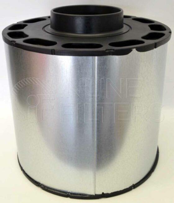 Inline FA11482. Air Filter Product – Housing – Disposable Product Disposable air filter housing Outlet ID 127mm Air Intake Base
