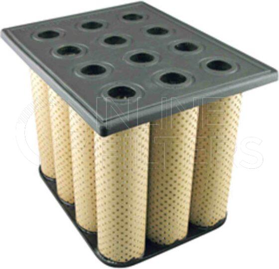 Inline FA11509. Air Filter Product – Cartridge – Tube Product Tube type air filter Number of Tubes 12 Tube Configuration 3 x 4