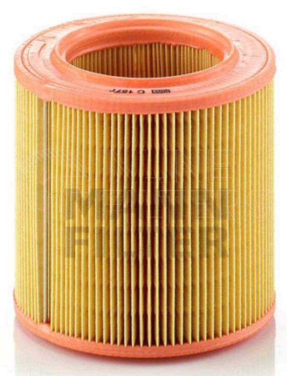Inline FA11519. Air Filter Product – Cartridge – Round Product Air filter product