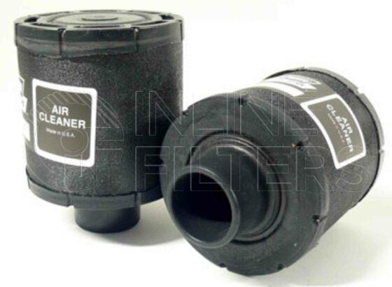 Inline FA11551. Air Filter Product – Housing – Disposable Product Disposable air filter housing Outlet ID 38mm Air Intake Top Nearest by Size To Crosland 15808 and 15810