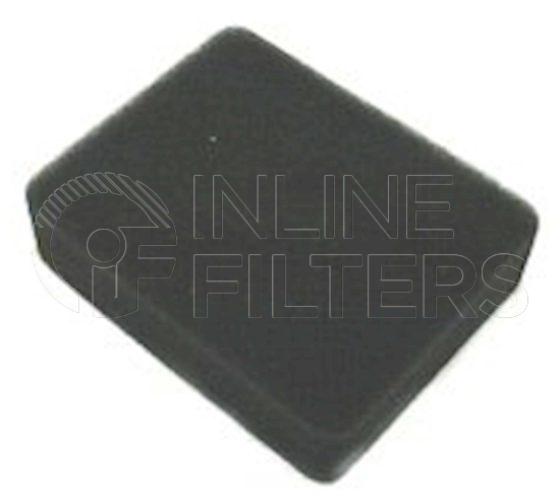Inline FA11584. Air Filter Product – Mat – Oblong Product Foam air filter mat
