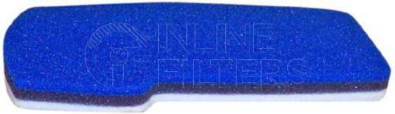 Inline FA11590. Air Filter Product – Mat – Oblong Product Foam air prefilter mat Outer Filter FIN-FA11589 Inner Safety Filter FIN-FA11591
