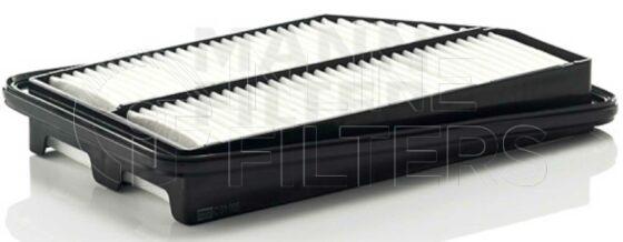 Inline FA11599. Air Filter Product – Panel – Oblong Product Panel air filter Type Hard plastic