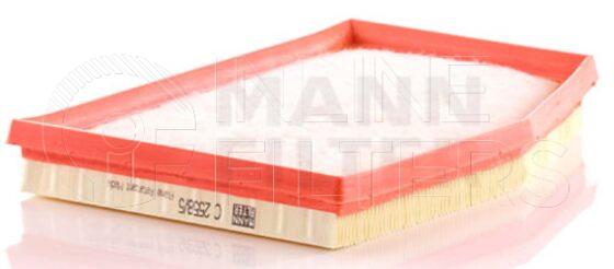 Inline FA11605. Air Filter Product – Panel – Oblong Product Panel air filter Type Soft plastic
