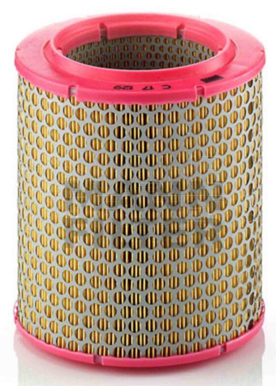 Inline FA11643. Air Filter Product – Cartridge – Round Product Air filter product
