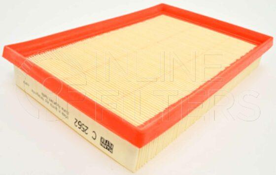 Inline FA11693. Air Filter Product – Panel – Oblong Product Panel air filter Type Hard plastic