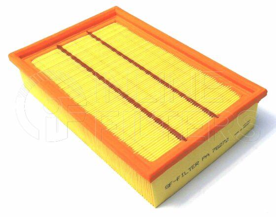Inline FA11795. Air Filter Product – Panel – Oblong Product Air filter product