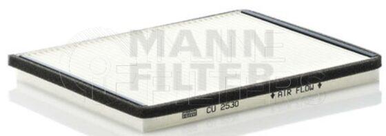 Inline FA11805. Air Filter Product – Panel – Oblong Product Cabin air filter