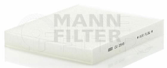 Inline FA11807. Air Filter Product – Panel – Oblong Product Cabin air filter