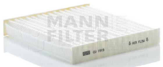 Inline FA11828. Air Filter Product – Panel – Oblong Product Cabin air filter