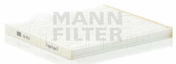 Inline FA11847. Air Filter Product – Panel – Oblong Product Cabin air filter