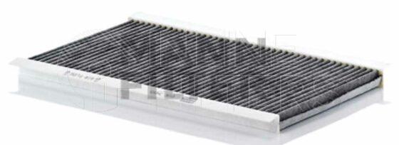 Inline FA11883. Air Filter Product – Panel – Oblong Product Cabin air filter