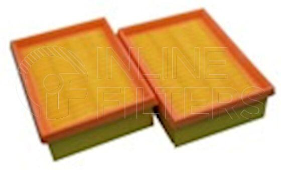 Inline FA11889. Air Filter Product – Panel – Oblong Product Air filter product