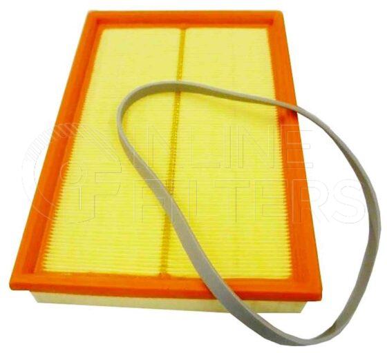 Inline FA11908. Air Filter Product – Panel – Oblong Product Air filter product