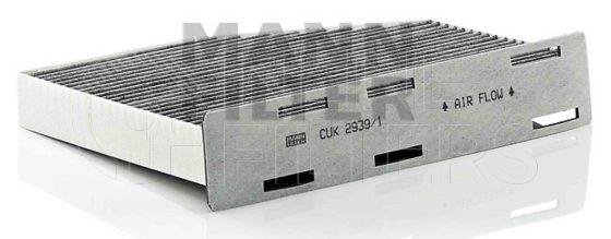 Inline FA11910. Air Filter Product – Panel – Odd Product Cabin air filter