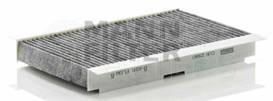 Inline FA11928. Air Filter Product – Panel – Oblong Product Cabin air filter