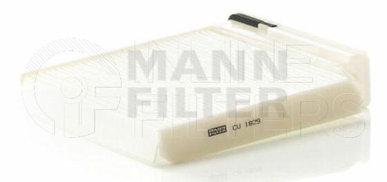 Inline FA11956. Air Filter Product – Panel – Oblong Product Cabin air filter