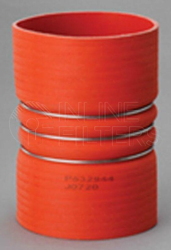 Inline FA11961. Air Filter Product – Accessory – Hose Connector Product Flexible rubber air hose Shape Straight Type Bellows with 3 rings Inlet/Outlet ID 89mm