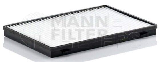 Inline FA11984. Air Filter Product – Panel – Oblong Product Cabin air filter