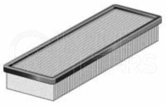 Inline FA11988. Air Filter Product – Panel – Oblong Product Air filter product