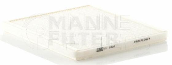 Inline FA11996. Air Filter Product – Panel – Oblong Product Cabin air filter