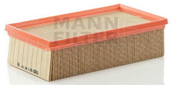 Inline FA12025. Air Filter Product – Panel – Oblong Product Panel air filter Type Soft plastic