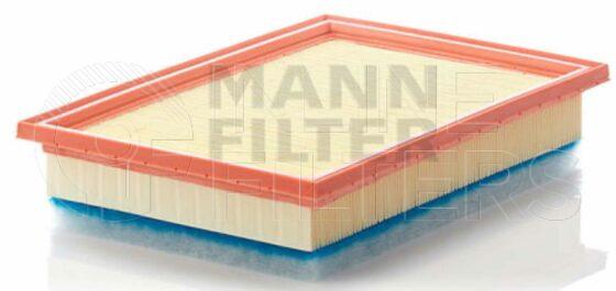 Inline FA12038. Air Filter Product – Panel – Oblong Product Panel air filter Type Soft plastic