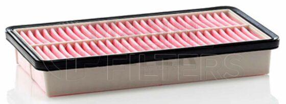 Inline FA12097. Air Filter Product – Panel – Oblong Product Panel air filter Type Hard plastic