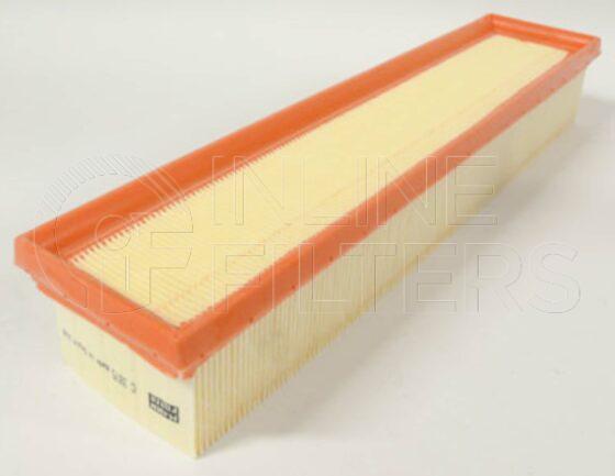 Inline FA12102. Air Filter Product – Panel – Oblong Product Panel air filter Type Soft plastic