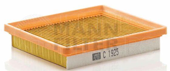 Inline FA12149. Air Filter Product – Panel – Oblong Product Panel air filter Type Soft plastic