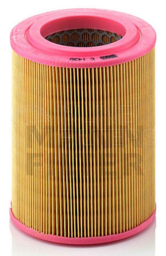 Inline FA12150. Air Filter Product – Cartridge – Round Product Air filter product