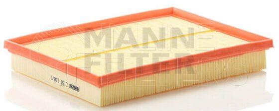Inline FA12178. Air Filter Product – Panel – Oblong Product Panel air filter Type Hard plastic