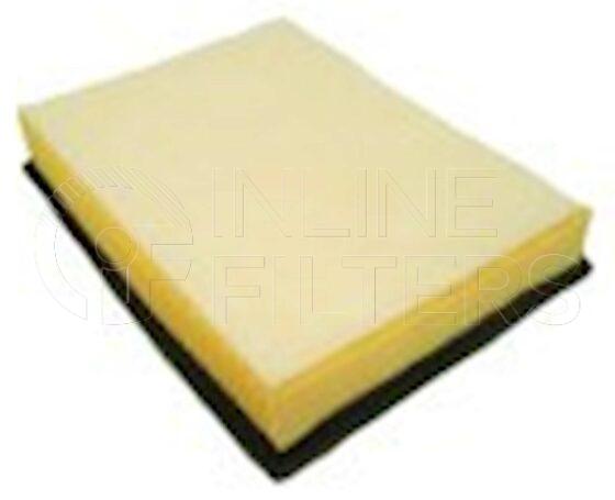 Inline FA12208. Air Filter Product – Panel – Oblong Product Air filter product