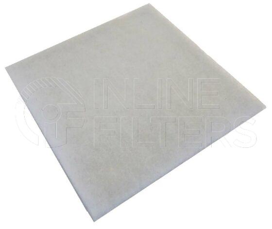 Inline FA12307. Air Filter Product – Mat – Oblong Product Air filter product