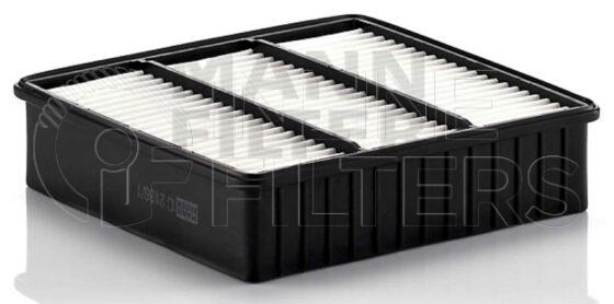 Inline FA12327. Air Filter Product – Panel – Oblong Product Air filter product
