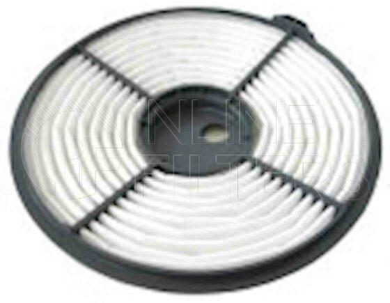 Inline FA12351. Air Filter Product – Panel – Round Product Air filter product