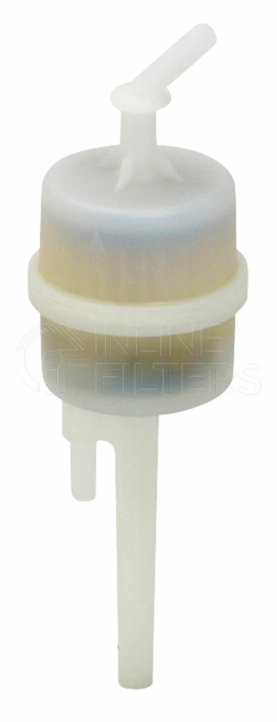 Inline FA13086. Air Filter Product – In Line – Plastic Product Air filter product Connectors 1x 8mm and 2x 6mm