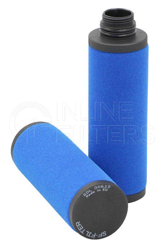 Inline FA13365. Air Filter Product – Compressed Air – Cartridge Product Compressed air filter cartridge