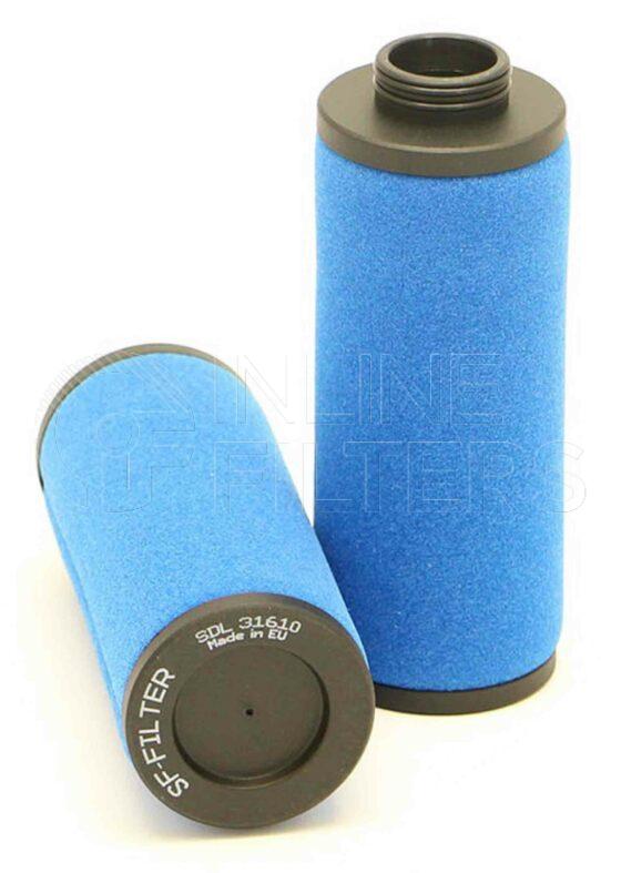 Inline FA13543. Air Filter Product – Compressed Air – Cartridge Product Compressed air filter cartridge