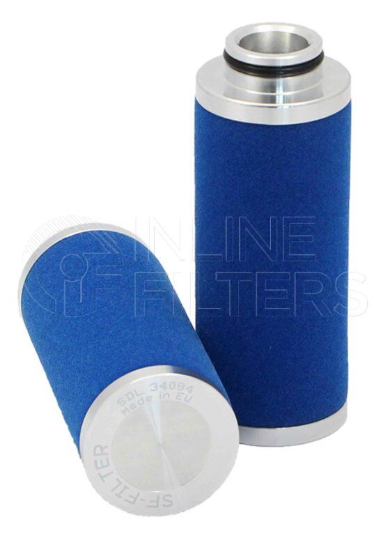 Inline FA13710. Air Filter Product – Compressed Air – Cartridge Product Compressed air filter cartridge