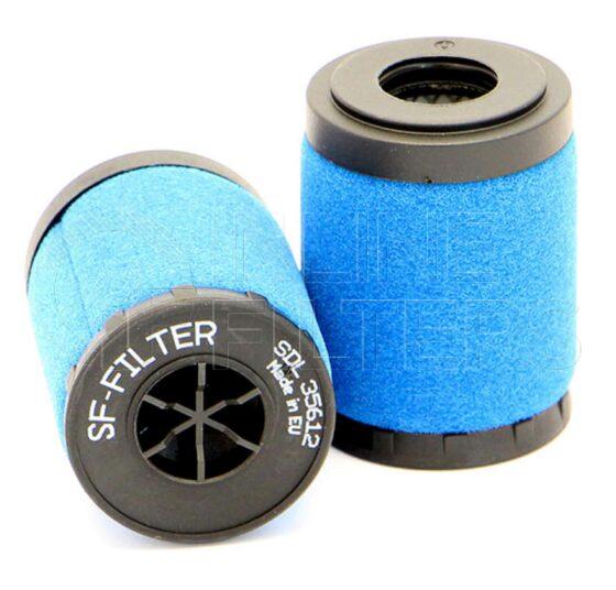 Inline FA13758. Air Filter Product – Compressed Air – Cartridge Product Compressed air filter cartridge