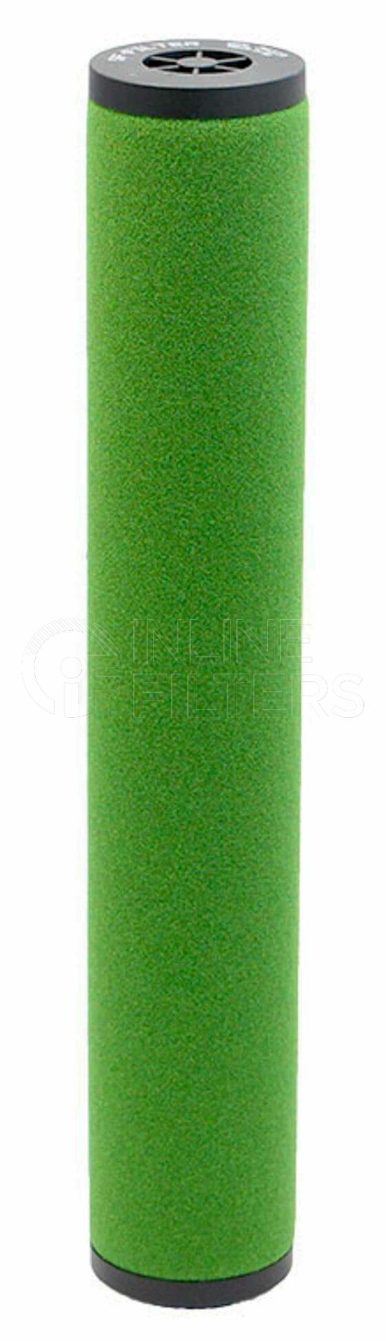 Inline FA13850. Air Filter Product – Compressed Air – Cartridge Product Compressed air filter cartridge